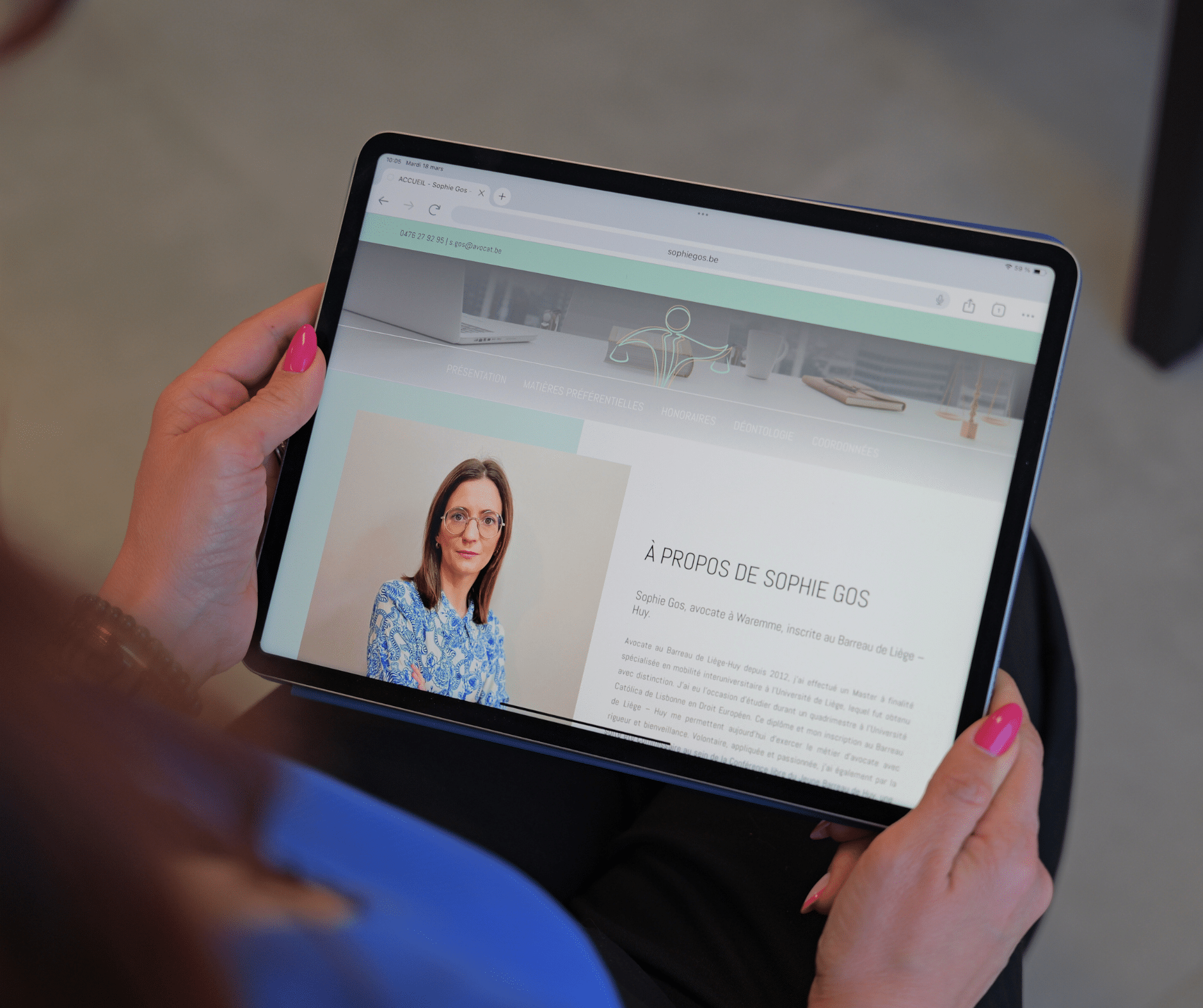 site-one-page Equipe Effets Papillon Agence Communication