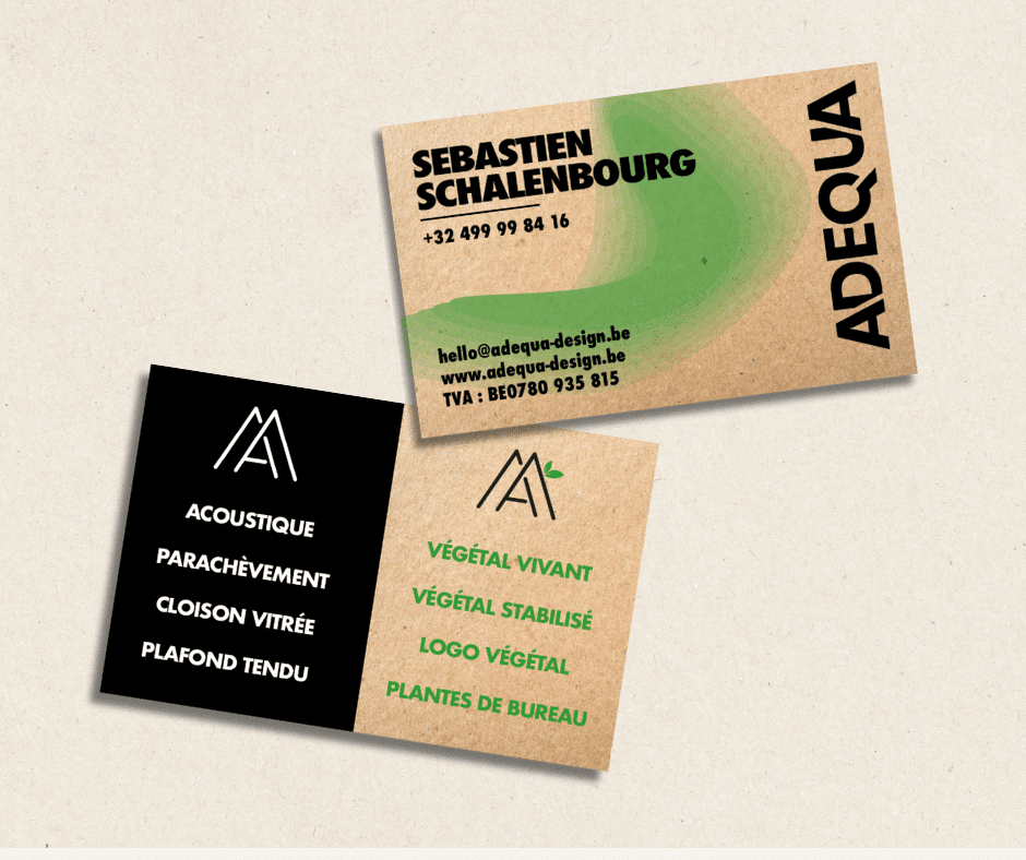 Création de carte de visite Adequa Design